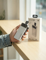 Azadi Sale😍 20,000 mAh Power Bank Fast Super Fast Charger 66W with Built-in Cables & LED Display