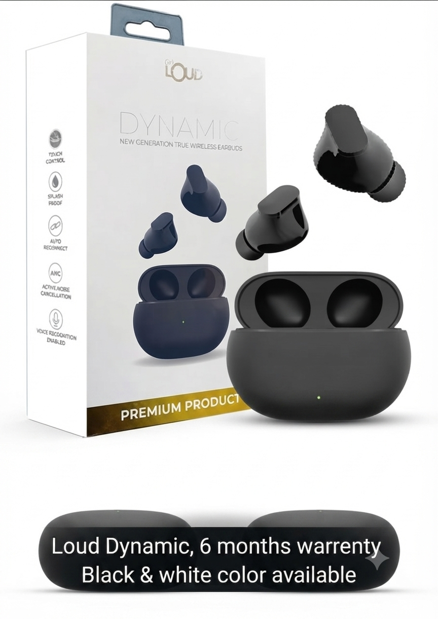 Azadi Saale🇵🇰😍 Loud Dynamic True Wireless Earbuds with Touch Control