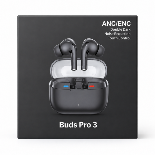 Buds Pro 3 Wireless Earbuds - Double Dark Edition